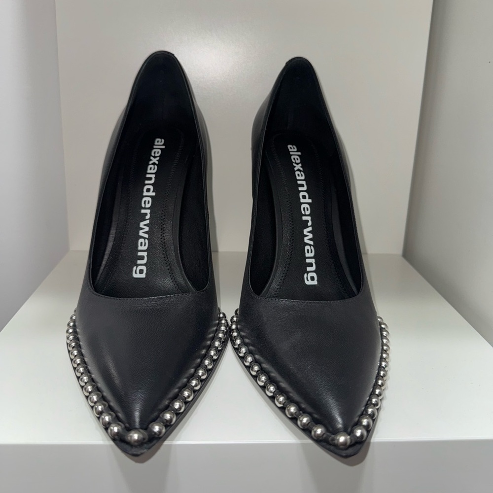 Black studded Alexander Wang Heels